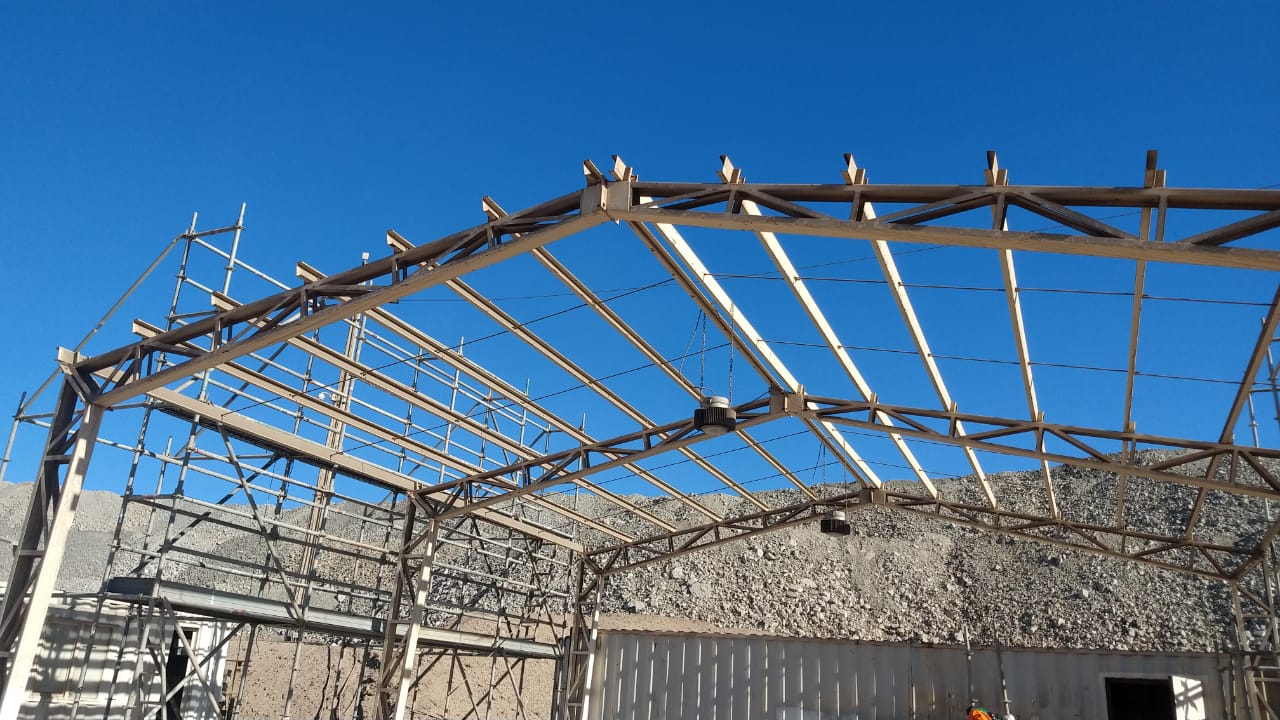 Estructuras y galpones metálicos